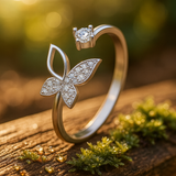 925 Sterling Silver CZ Ring – Gift for Her with Lab Certification