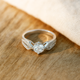 925 Silver Round Cubic Zirconia Ring – Gift-Ready for Women