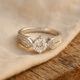 925 Silver Round Cubic Zirconia Ring – Gift-Ready for Women