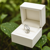 Elegant 925 Silver Zirconia Ring – Engagement or Anniversary Gift