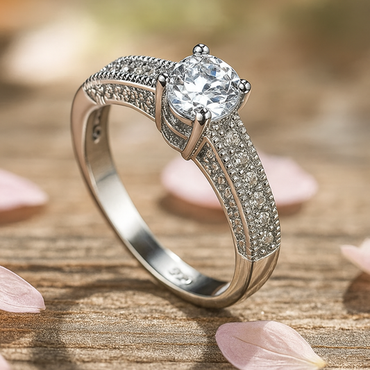 925 Silver Zirconia Ring – Promise & Anniversary Gift
