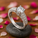 925 Silver Zirconia Ring – Promise & Anniversary Gift