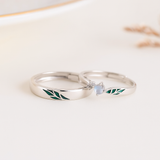 925 Silver Couple Rings – Personalized Gift for Her & Him