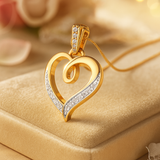 "925 Sterling Silver Gold-Plated Pendant – Elegant Daily Wear Jewelry for Women"