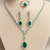 Elegant 925 Sterling Silver Necklace Set – Timeless & Classic