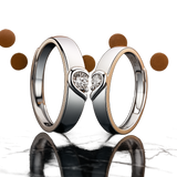 925 Silver Heart Rings – Trendy Couples Jewelry