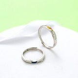 925 Sterling Silversun and moon couple ring meaning Gift To Her
