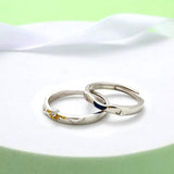925 Sterling Silversun and moon couple ring meaning Gift To Her