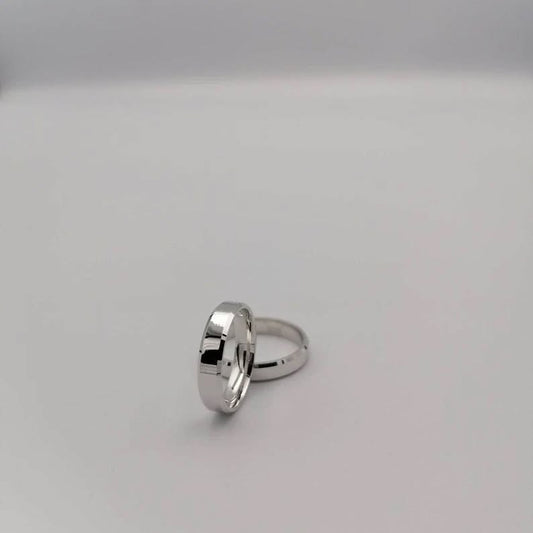 925 Silver Matching Promise Rings – Couple Band Set for Him & Her