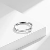 925 Silver Couple Rings – Interlocking Heart Promise Bands with "I Love You" Engraving