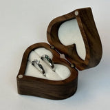 Matching Promise Rings for Couples – Adjustable Engraved His & Her Ring Set