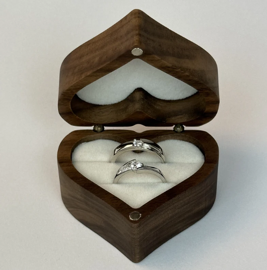 925 Sterling Silver Rings – Zirconia Promise & Anniversary Set