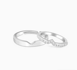 Silver Couple Rings – Matching Rings for Couples | Anniversary Gift
