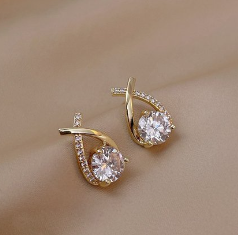 925 Sterling Silver Cubic Zirconia Earrings Gift for women