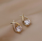 925 Sterling Silver Cubic Zirconia Earrings Gift for women