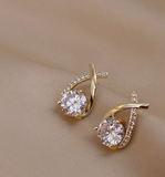 925 Sterling Silver Cubic Zirconia Earrings Gift for women