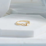 925 Sterling Silver Cubic Zirconia Ring- Matching  Rings with Engraving | Gift for Her