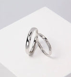 925 sterling  Silver Couple Rings – Crisscross & Crystal Detail Design
