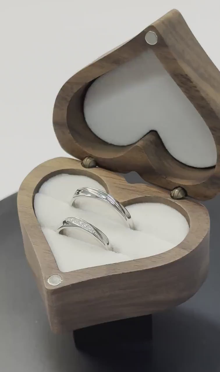 Sterling Silver Couples Rings – Adjustable & Engraved