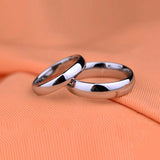 925 Sterling Silver Couples Rings-Band Ring  Matching Promise Rings for Him & Her