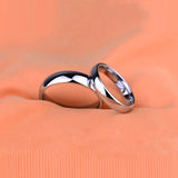 925 Sterling Silver Couples Rings-Band Ring  Matching Promise Rings for Him & Her