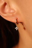 925 Sterling Silver Cubic Zirconia  Earrings Gift For Women