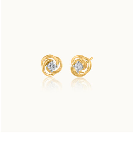925 Sterling Silver Cubic Zirconia Earrings Gift To Her
