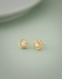 925 Sterling Silver Cubic Zirconia Earrings Gift To Her